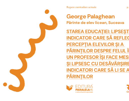 Vocea părintelui: George Palaghean