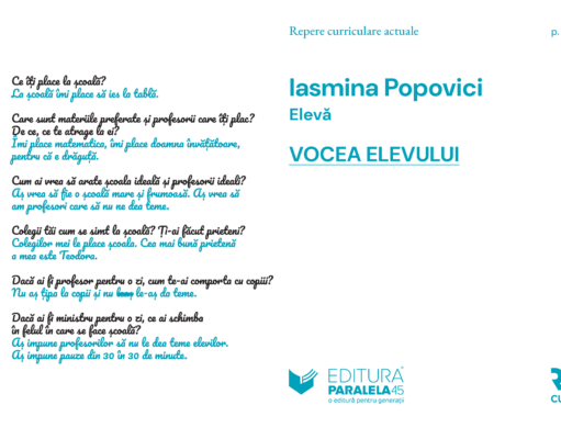 Vocea elevului: Iasmina Popovici
