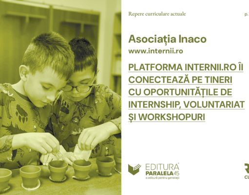 Asociația INACO: Platforma internii.ro îi conectează pe tineri cu oportunitățile de internship, voluntariat și workshopuri
