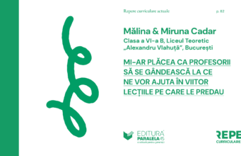 Vocea elevilor: Mălina & Miruna Cadar