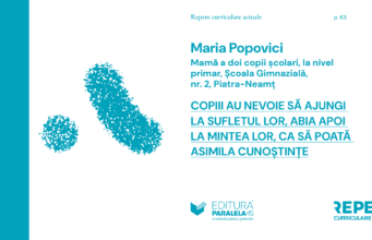 Vocea părintelui: Copiii au nevoie să ajungi la sufletul lor, abia apoi la mintea lor, ca să poată asimila cunoștințe