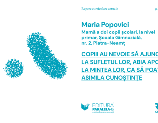 Vocea părintelui: Copiii au nevoie să ajungi la sufletul lor, abia apoi la mintea lor, ca să poată asimila cunoștințe