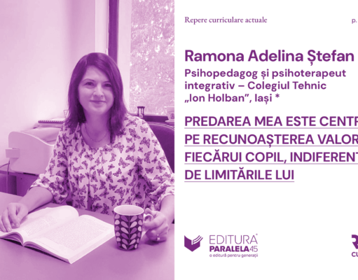 Predarea mea este centrată pe recunoașterea valorii fiecărui copil, indiferent de limitările lui