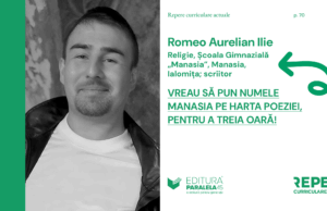 Vreau să pun numele Manasia pe harta poeziei, pentru a treia oară!