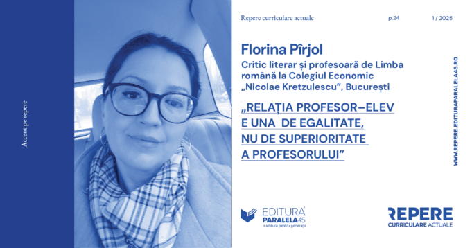 Anchetă: accent pe repere cu Florina Pîrjol