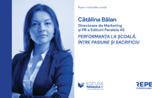 Performanța la școală, între pasiune și sacrificiu