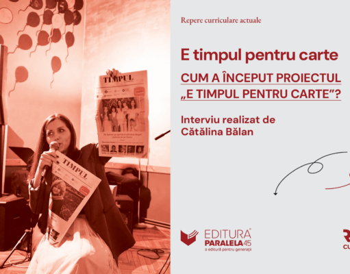 „E timpul pentru carte”, un proiect al Revistei Timpul din România, ediția din Republica Moldova