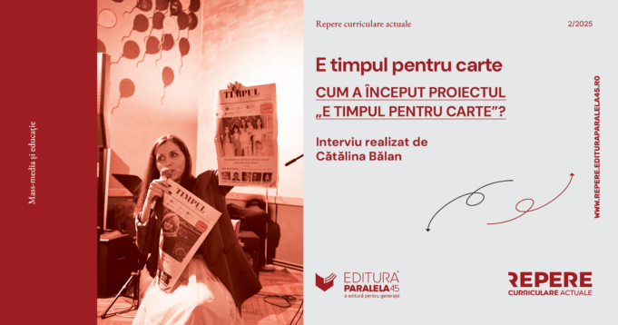 „E timpul pentru carte”, un proiect al Revistei Timpul din România, ediția din Republica Moldova